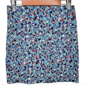 BCBGeneration Mosaic High Waist Mini Skirt, Size XS